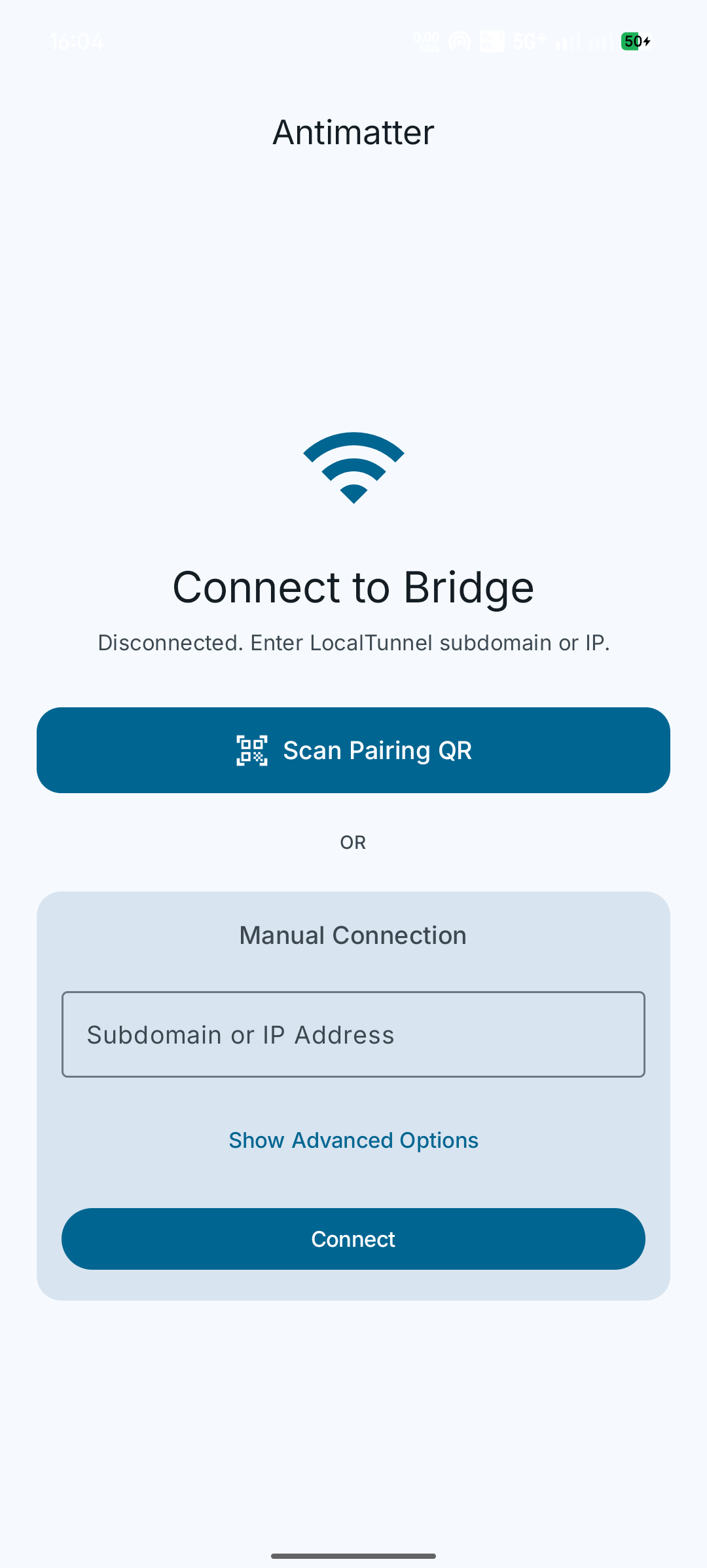 Login Screen