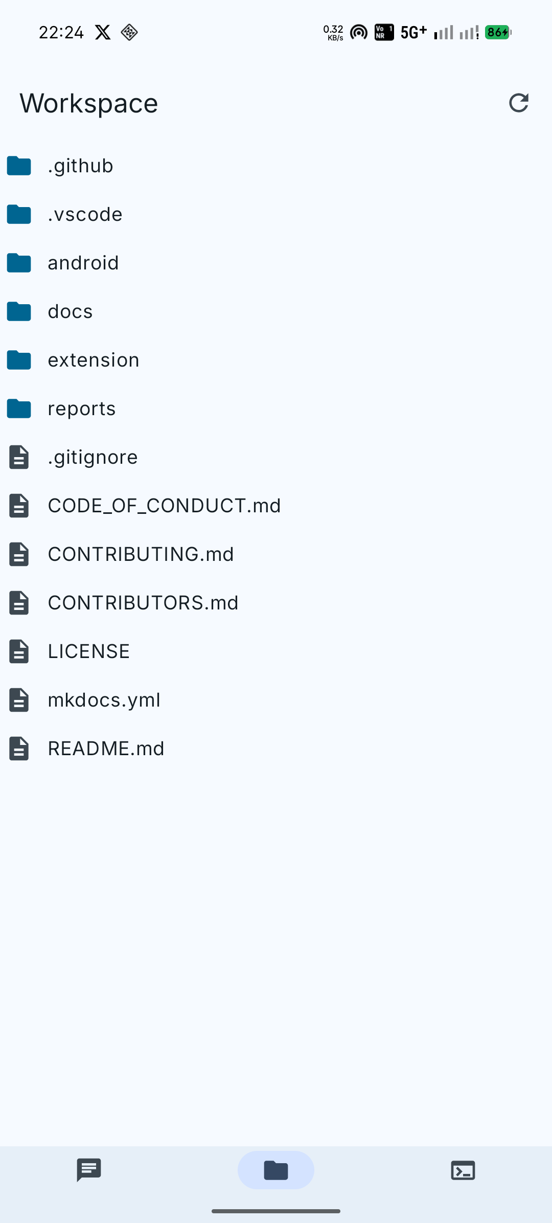 Workspace Browser